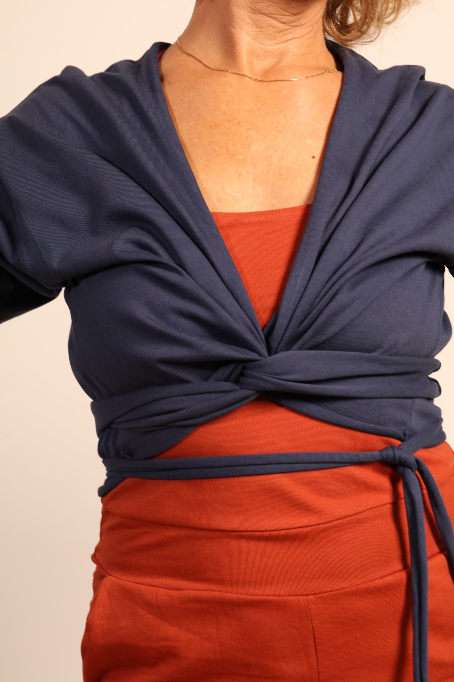 Chemise cache-cœur Talya