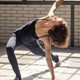Amrit Long Tank Top — Organic Cotton Longline Yoga Tank with Thin Straps