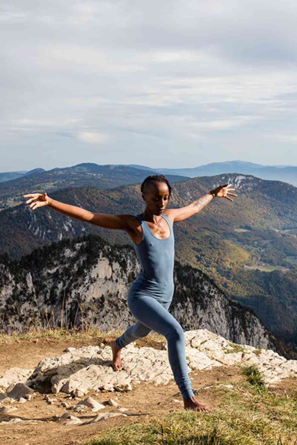 Amrit yoga legging - Indigo-Breath of Fire-1