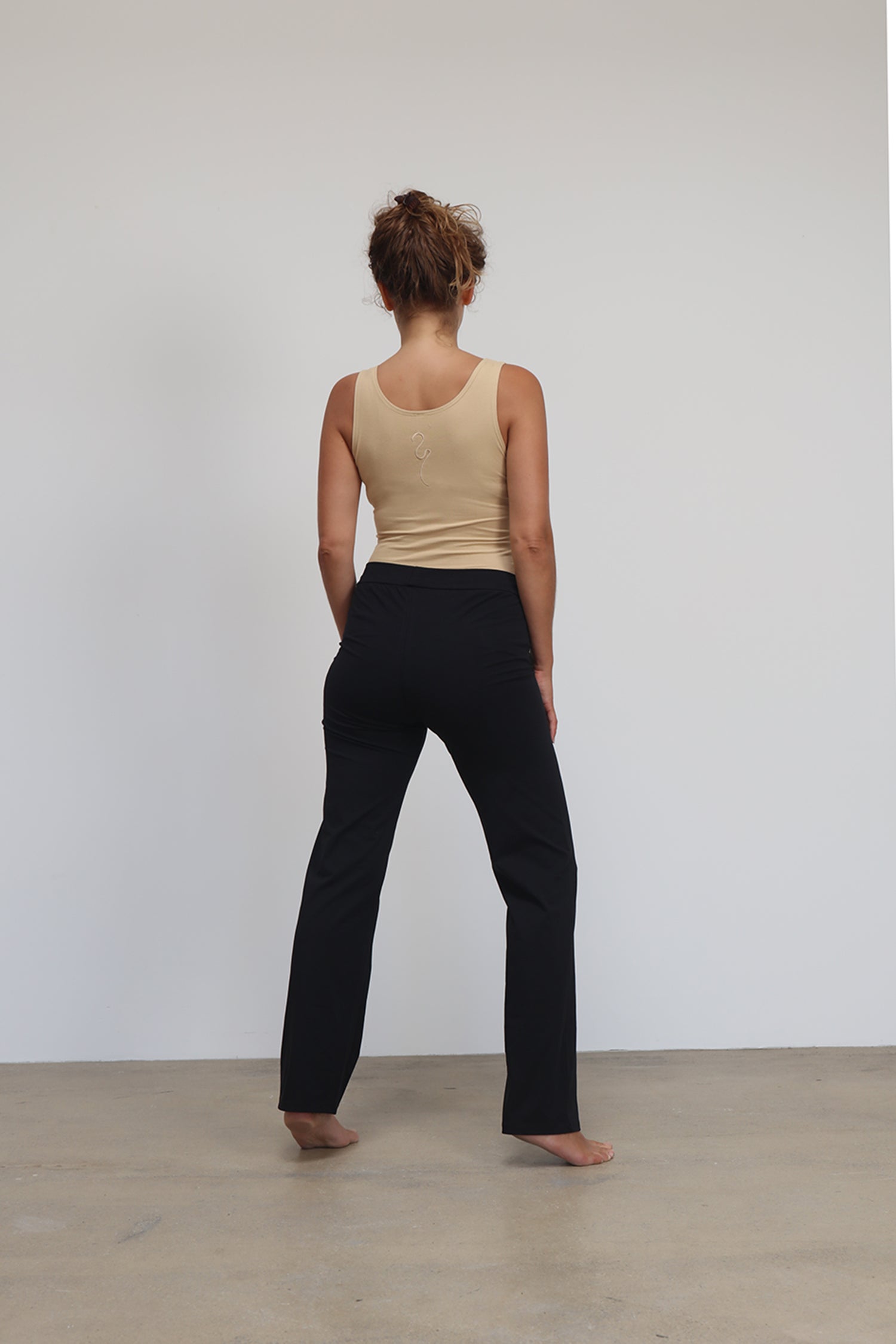 Ankaa straigt-leg cut Pants - Black-Breath of Fire-6