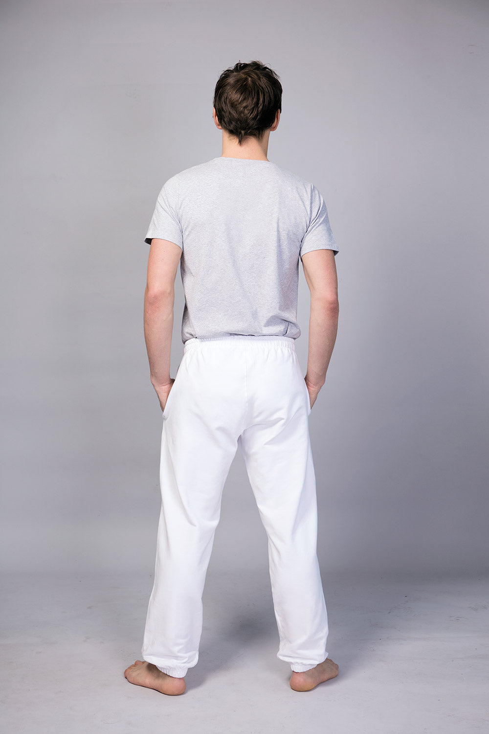 Bencha yoga T-shirt round neck - Perle Grey S & M-Breath of Fire-2