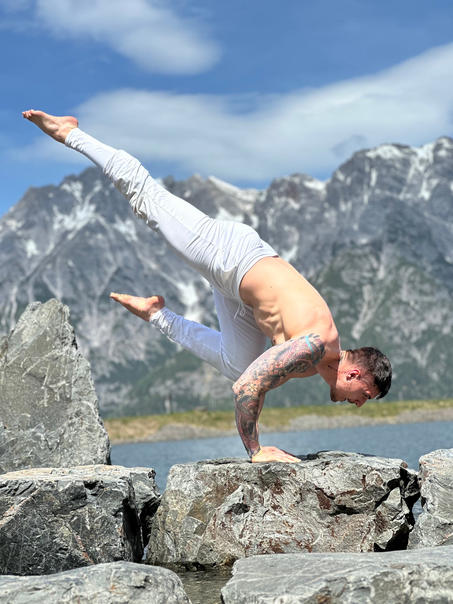 Mahan Yogahose Herren — Bio-Baumwoll Yogahose für Praxis und Alltag