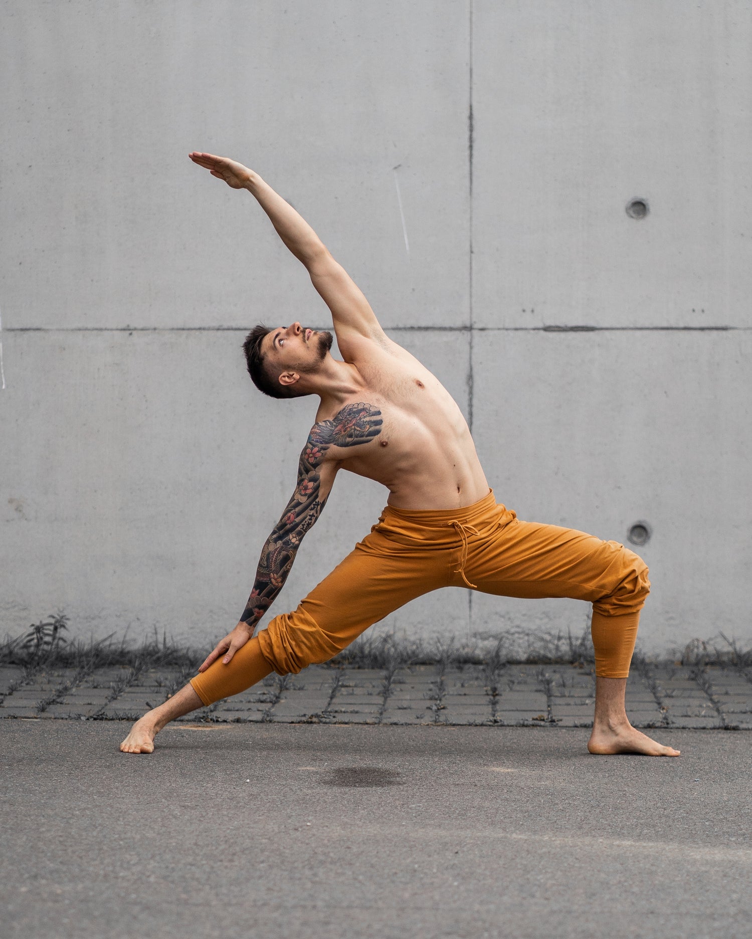 Mahan Yogahose Herren — Bio-Baumwoll Yogahose für Praxis und Alltag