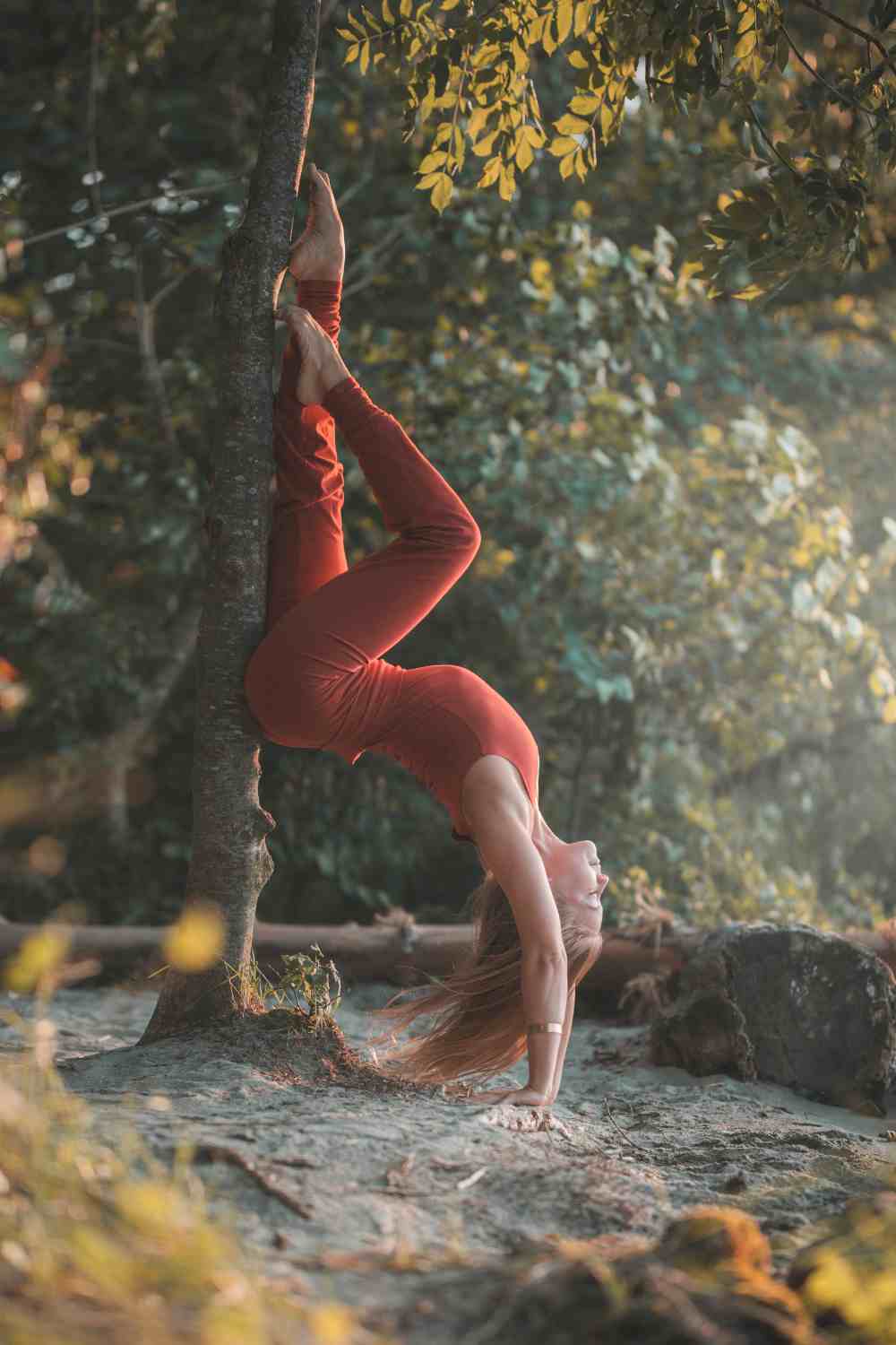 Legging de yoga Sohang - Bordeaux