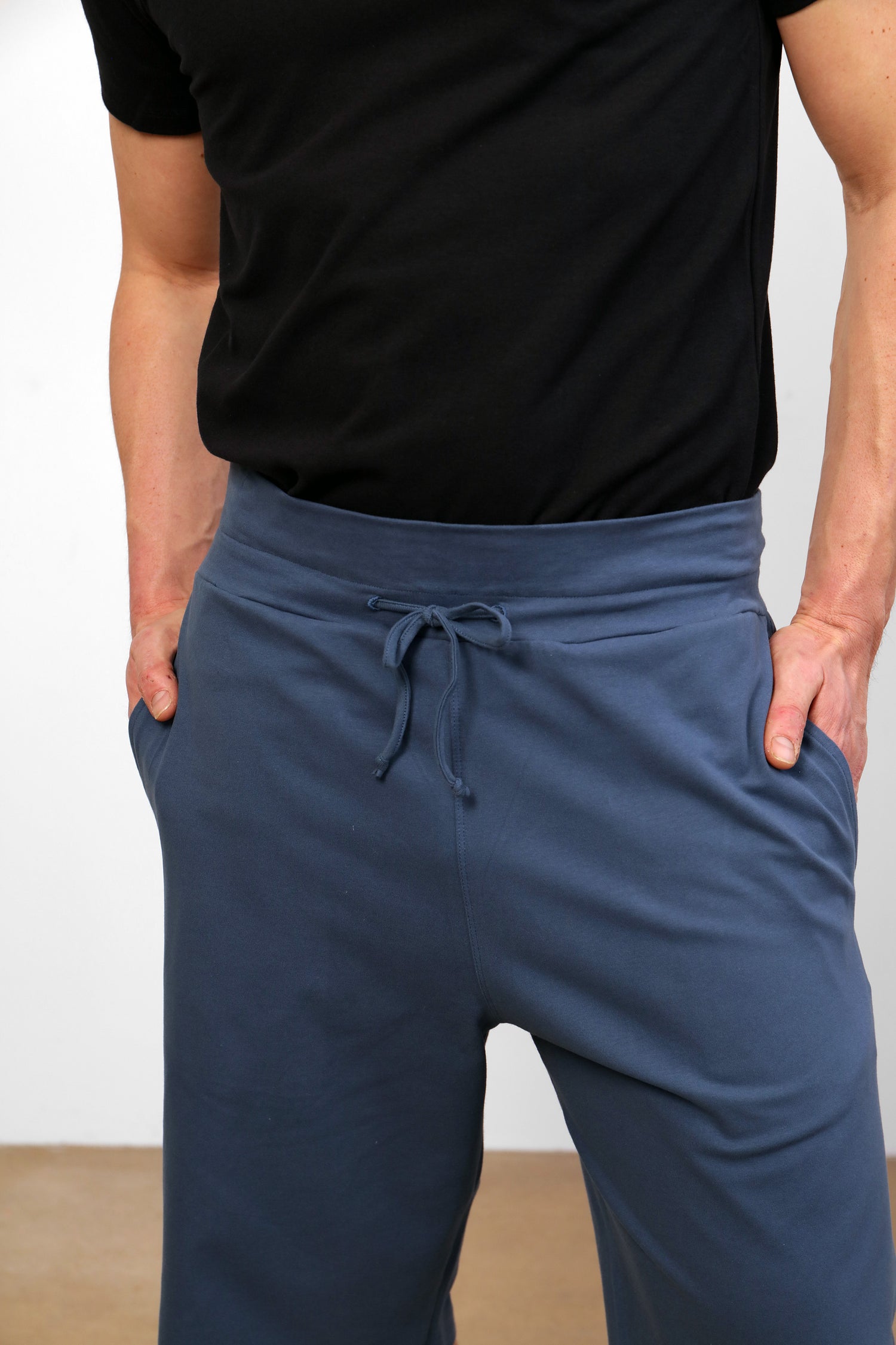 Mahan yoga shorts - Indigo-Breath of Fire-4