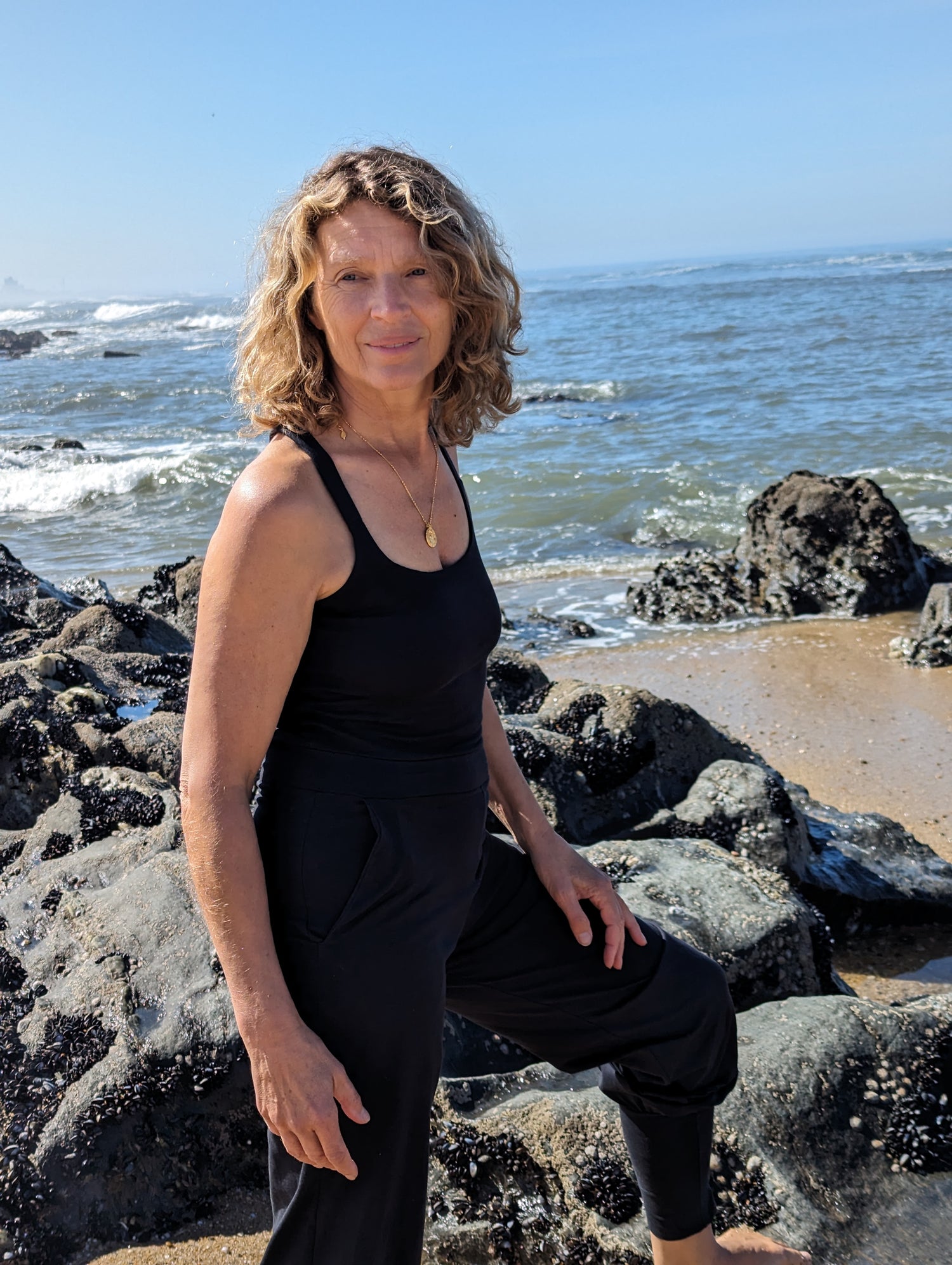 Nashira Jumpsuit — Mercerized Organic Cotton Yoga Jumpsuit, One-Piece Comfort