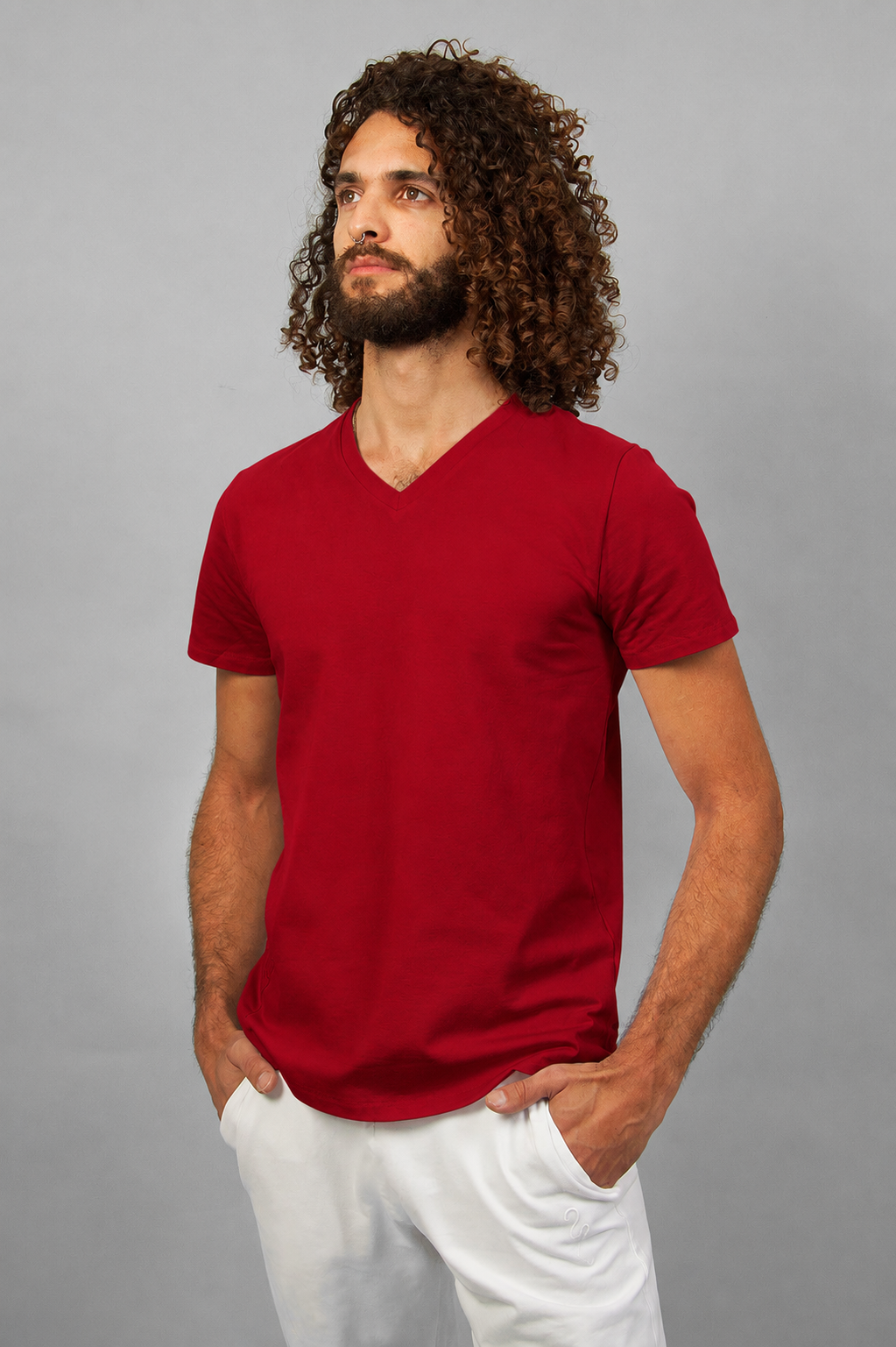 T-shirt de yoga homme Sadhak — Bordeaux (Dernières pièces)