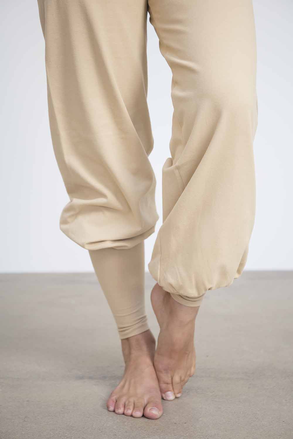 Sohang yoga pants - Beige-Breath of Fire-12