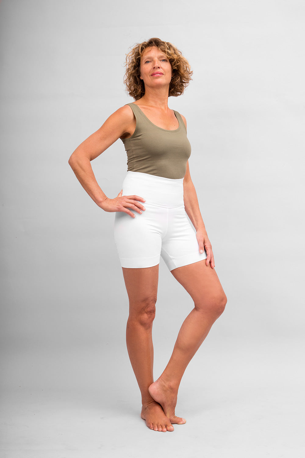 Sohang yoga short - White-Breath of Fire-3