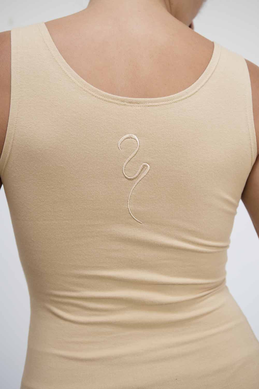Sohang yoga top - Beige-Breath of Fire-5