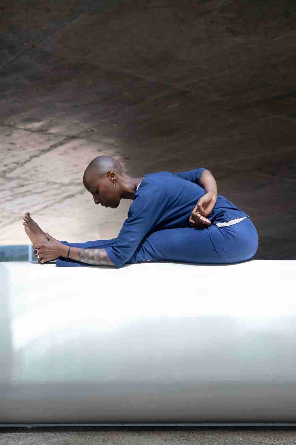 Yamala yoga pants - Atlantic Blue-Breath of Fire-1