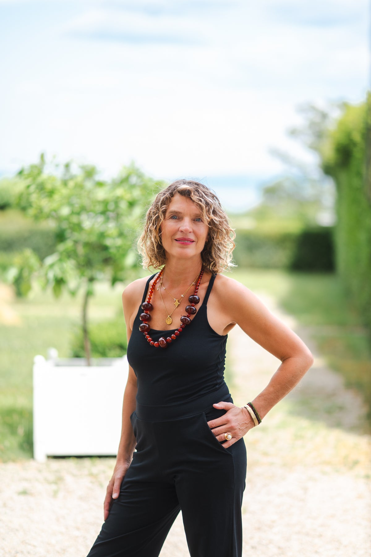 Nashira Jumpsuit — Mercerized Organic Cotton Yoga Jumpsuit, One-Piece Comfort