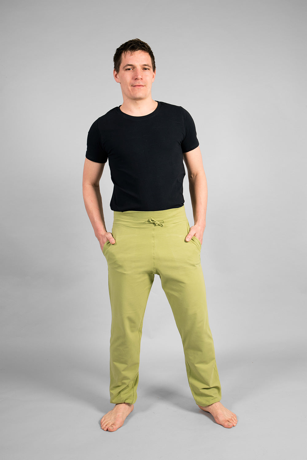 Mahan Herren Yoga-Hose — Moosgrün (Letzte Stücke)