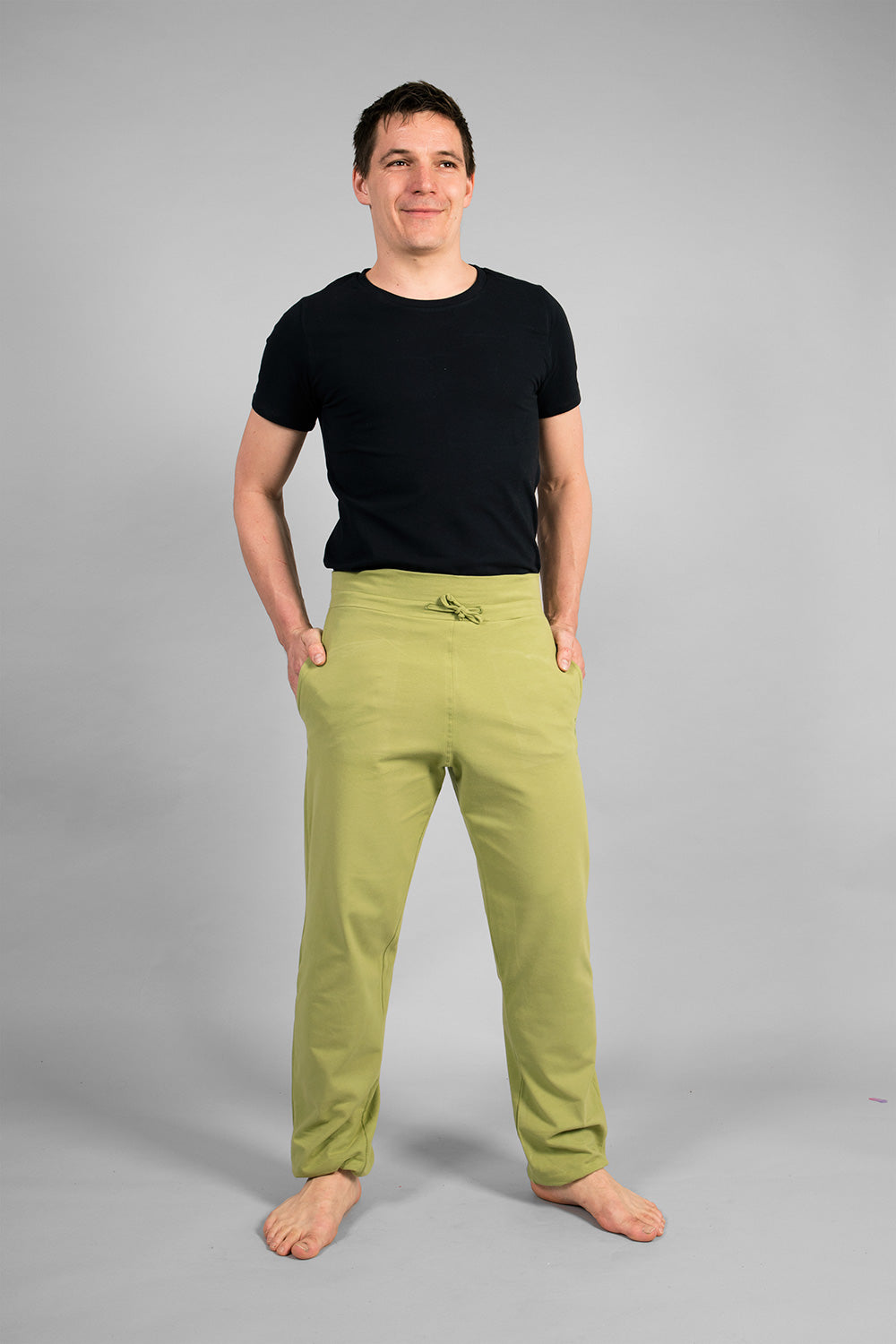 Mahan Herren Yoga-Hose — Moosgrün (Letzte Stücke)
