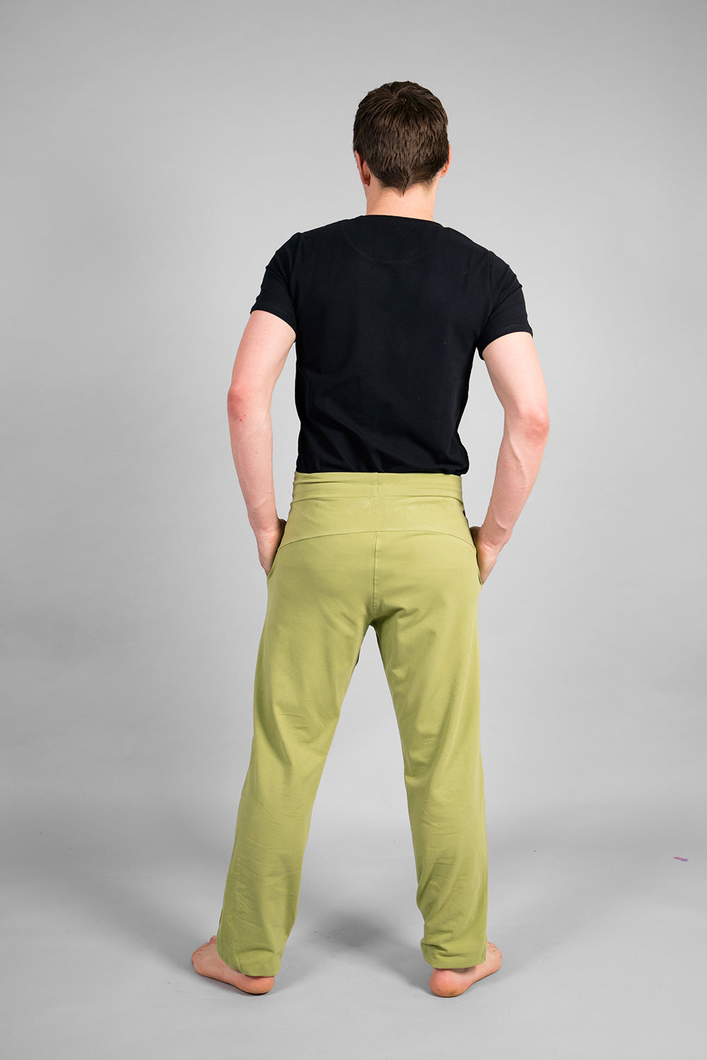 Mahan Herren Yoga-Hose — Moosgrün (Letzte Stücke)