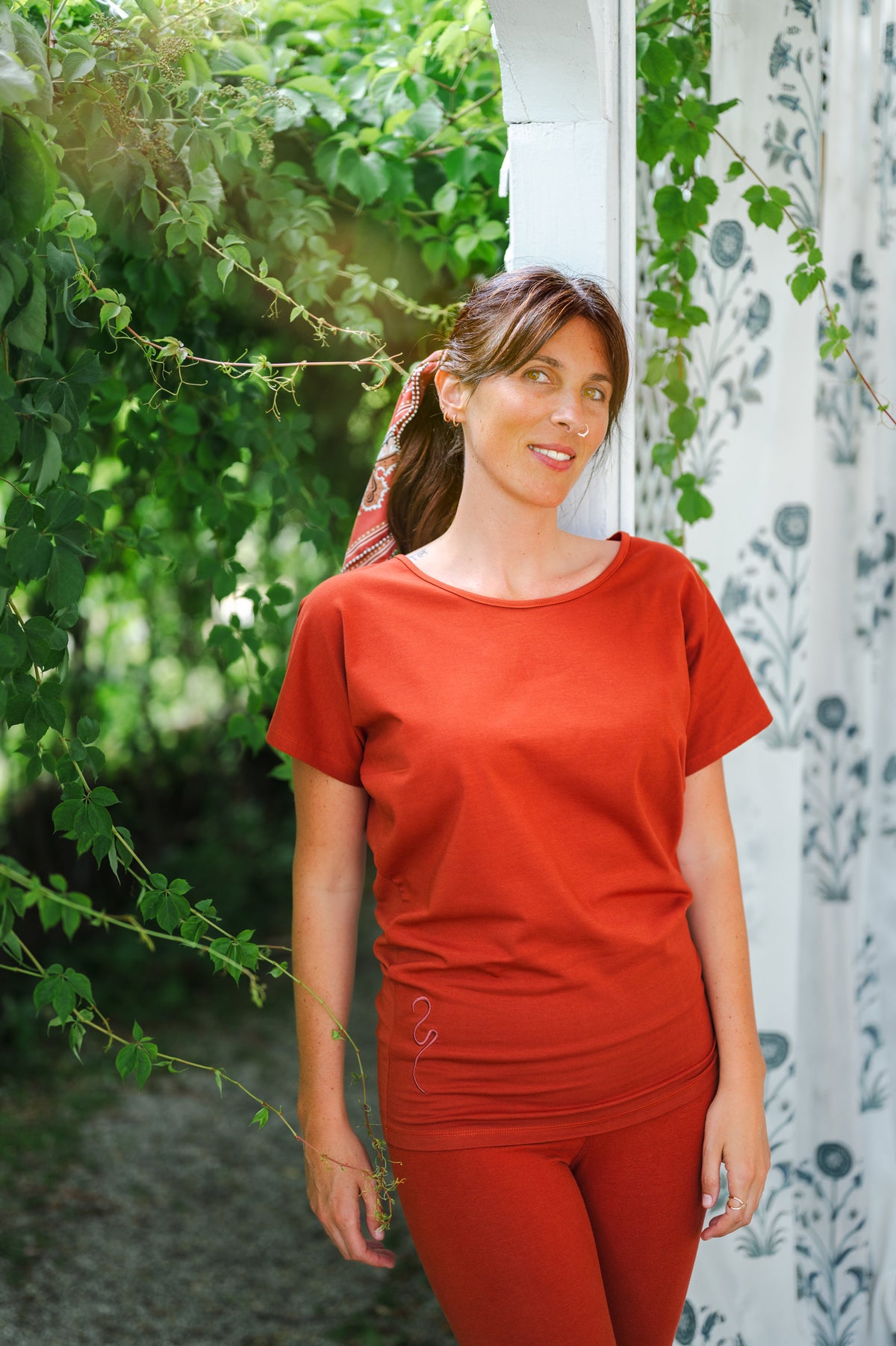 Cephei T-shirt — Mercerized Organic Cotton Batwing Yoga T-shirt