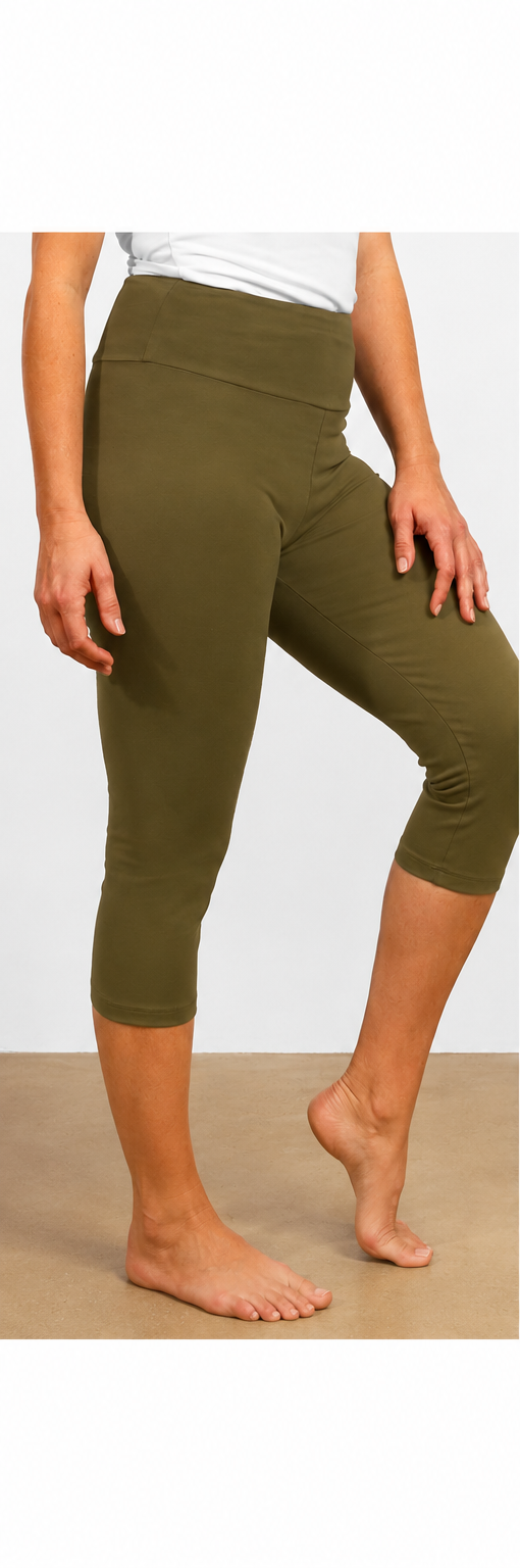 Alya Capri Legging — Khaki (letzte Stücke)