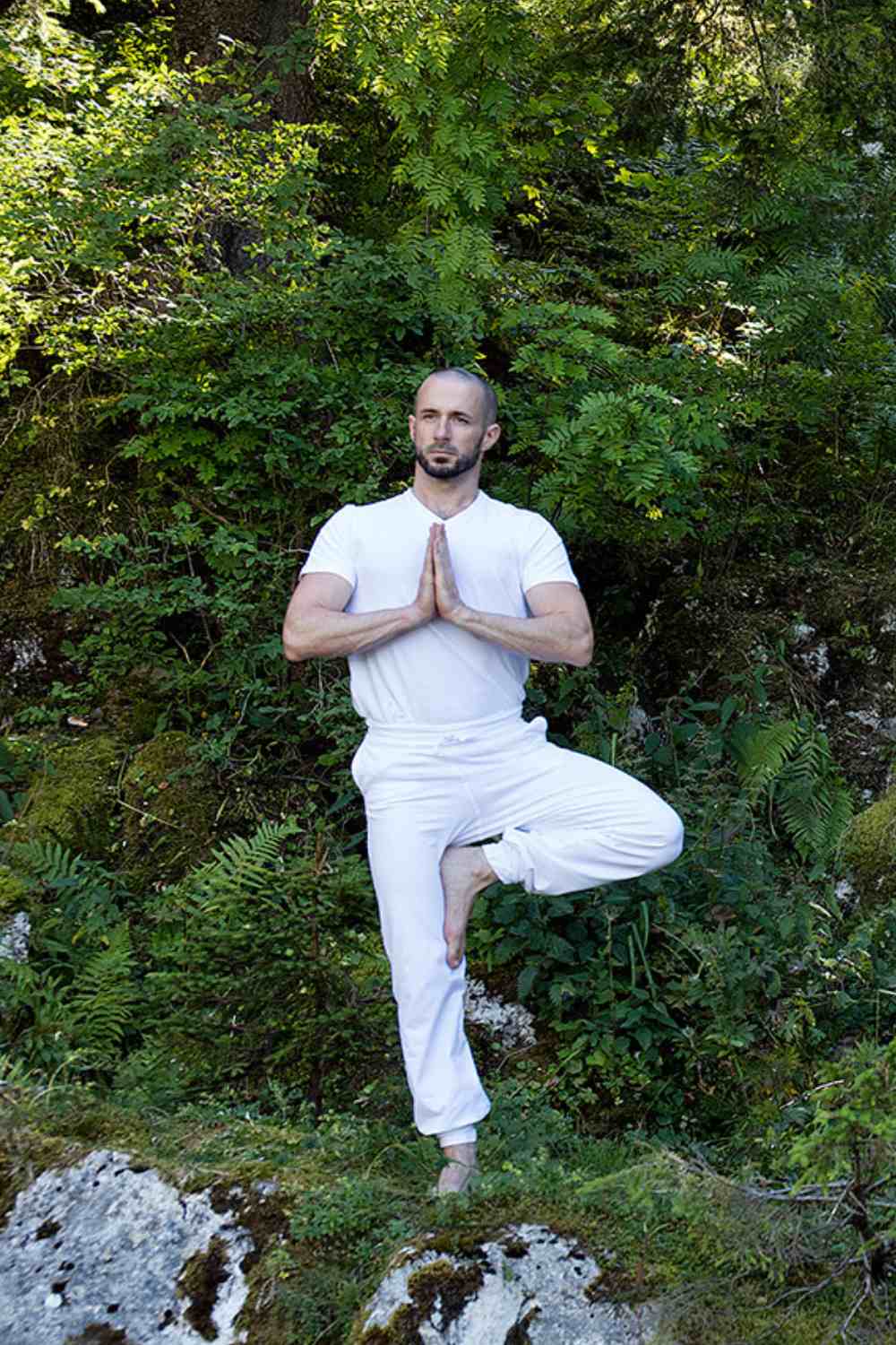 Pantalon de yoga Mahan - Blanc