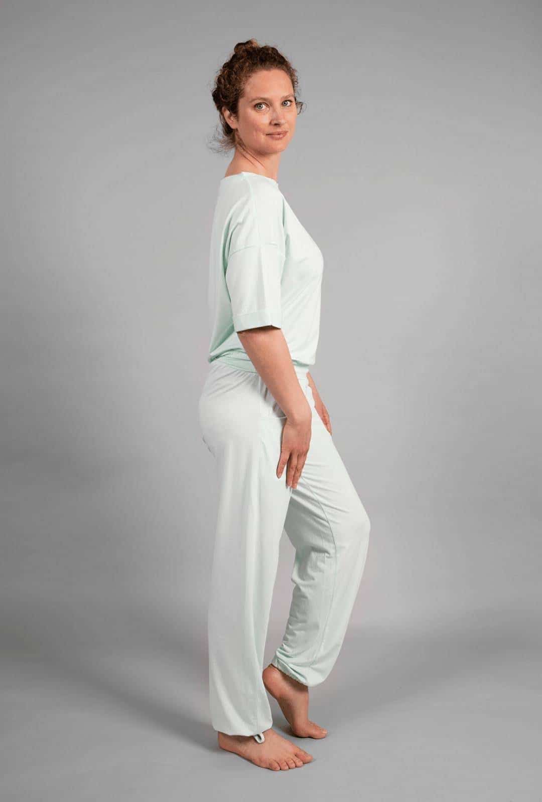 Lilii Women’s Loose Fit Pants - Mint