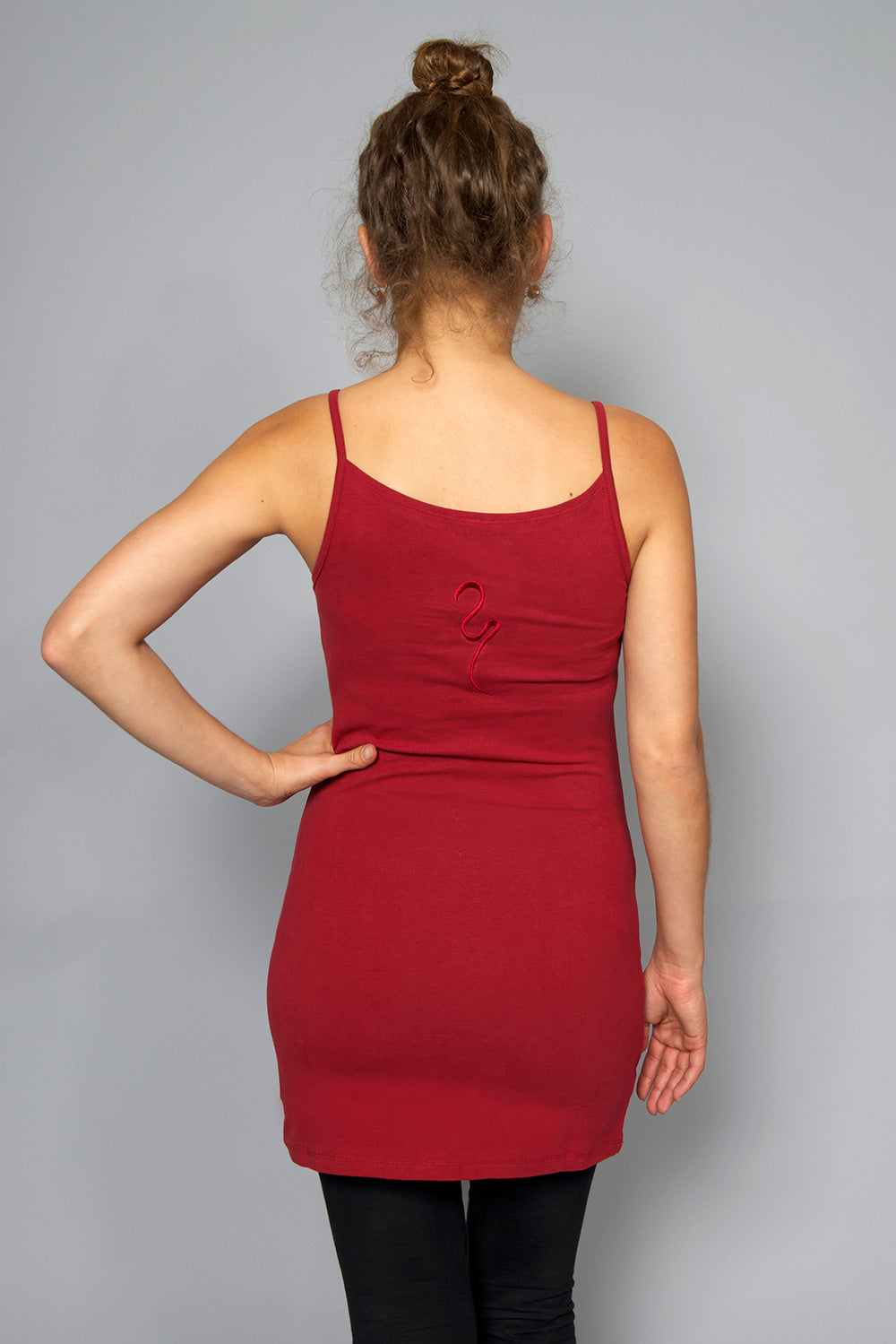 Amrit long top - Bordeaux-Breath of Fire-3