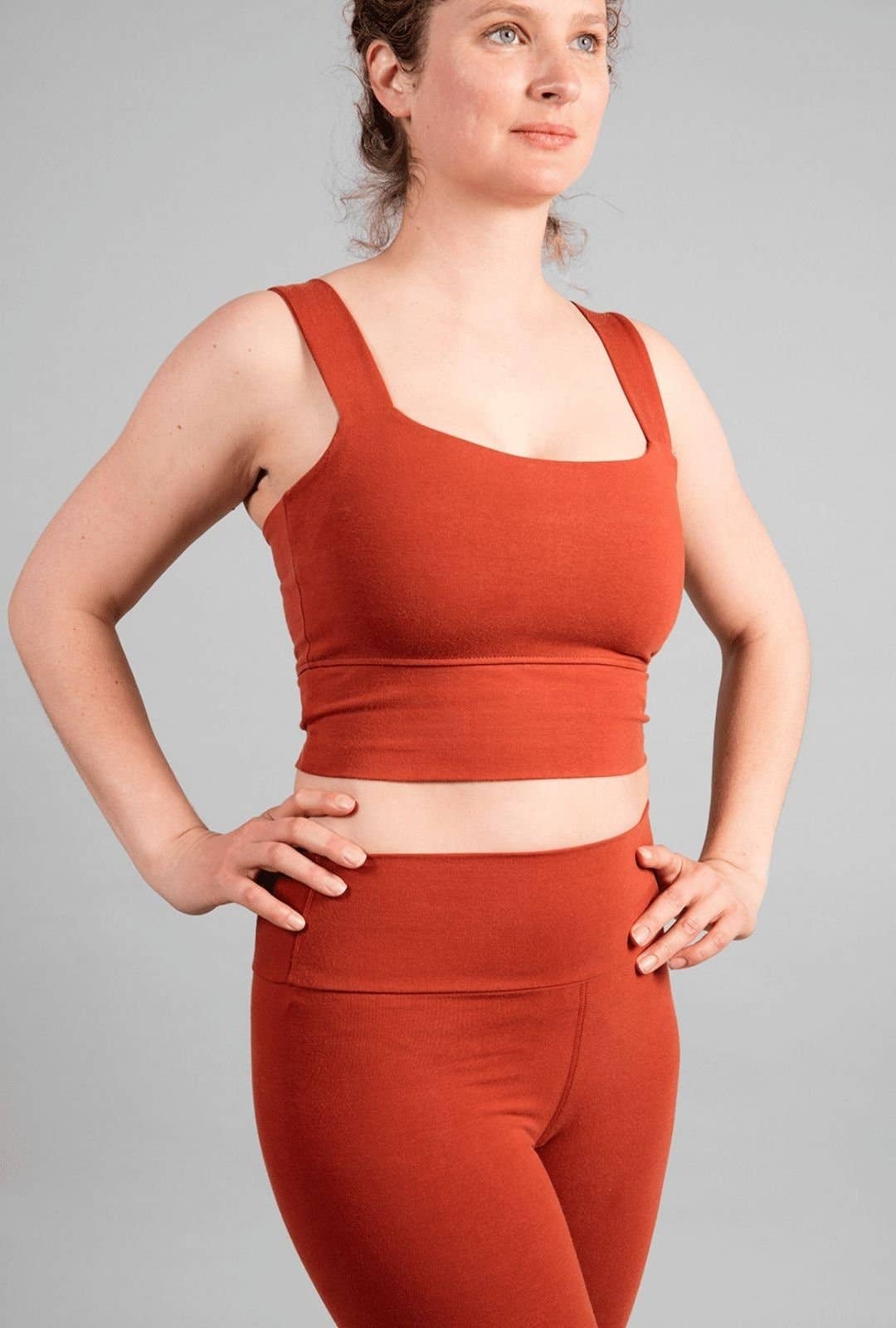 Aurora Women's Yoga Bra - Sienna-Breath of Fire-2