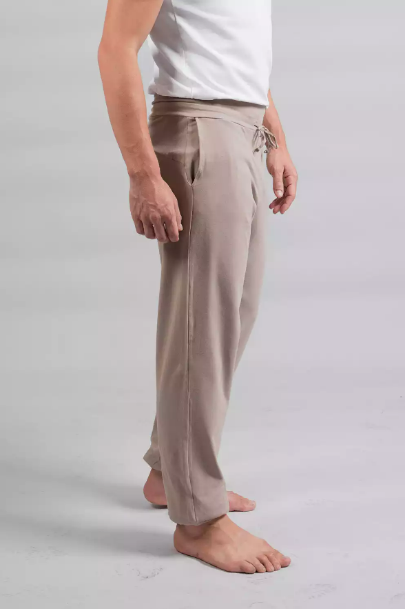 Mahan Men's Yoga Pants - Taupe
