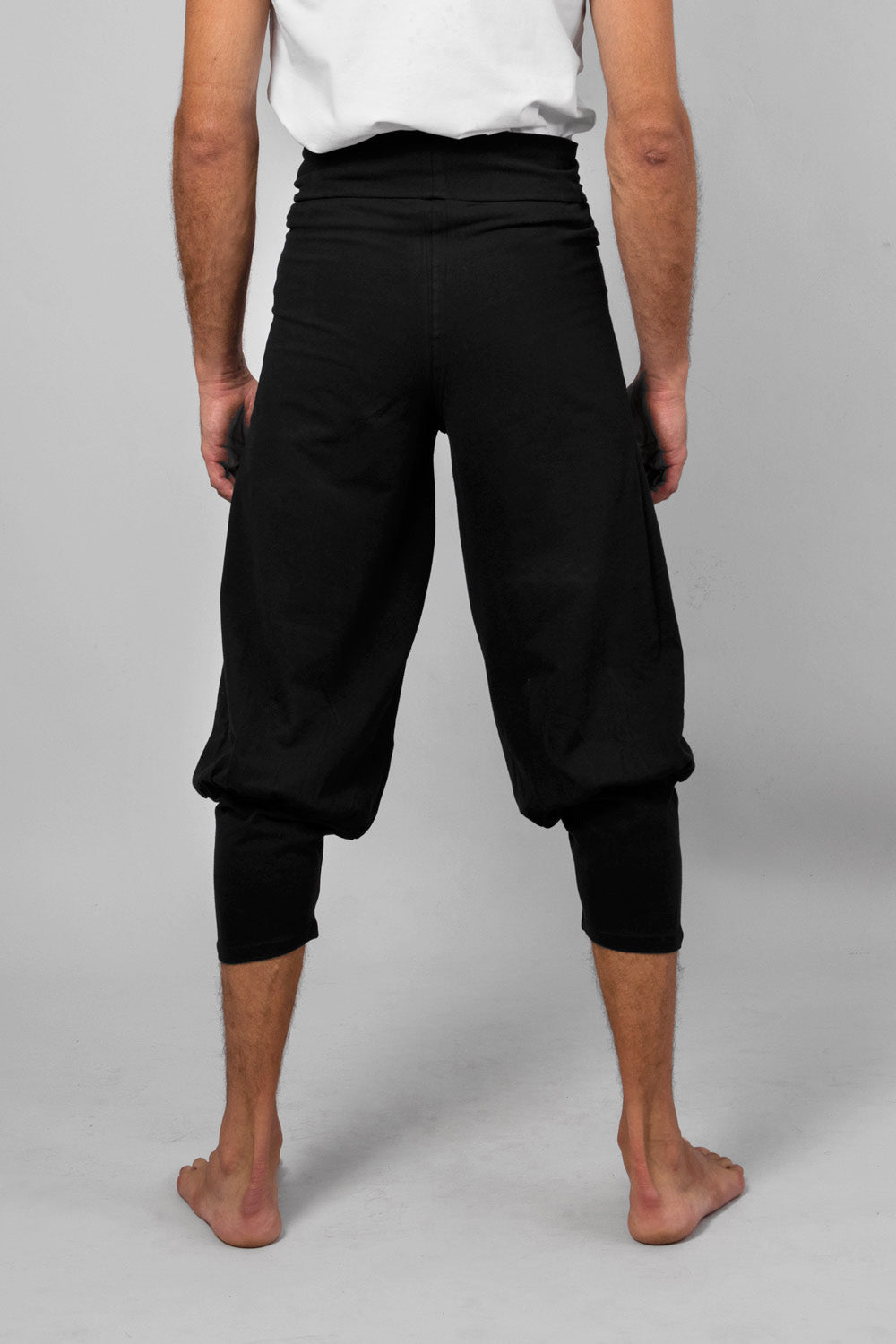 Sadhak men's yoga short - Black-Breath of Fire-6