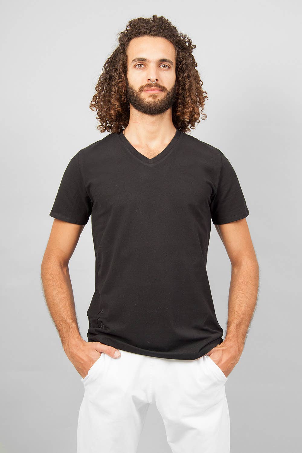 Sadhak yoga T-shirt - Black-Breath of Fire-2