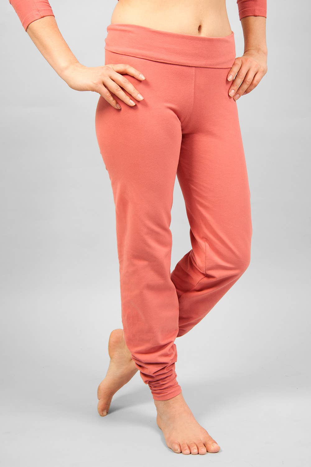 Sohang yoga legging - Old rose L-Breath of Fire-1