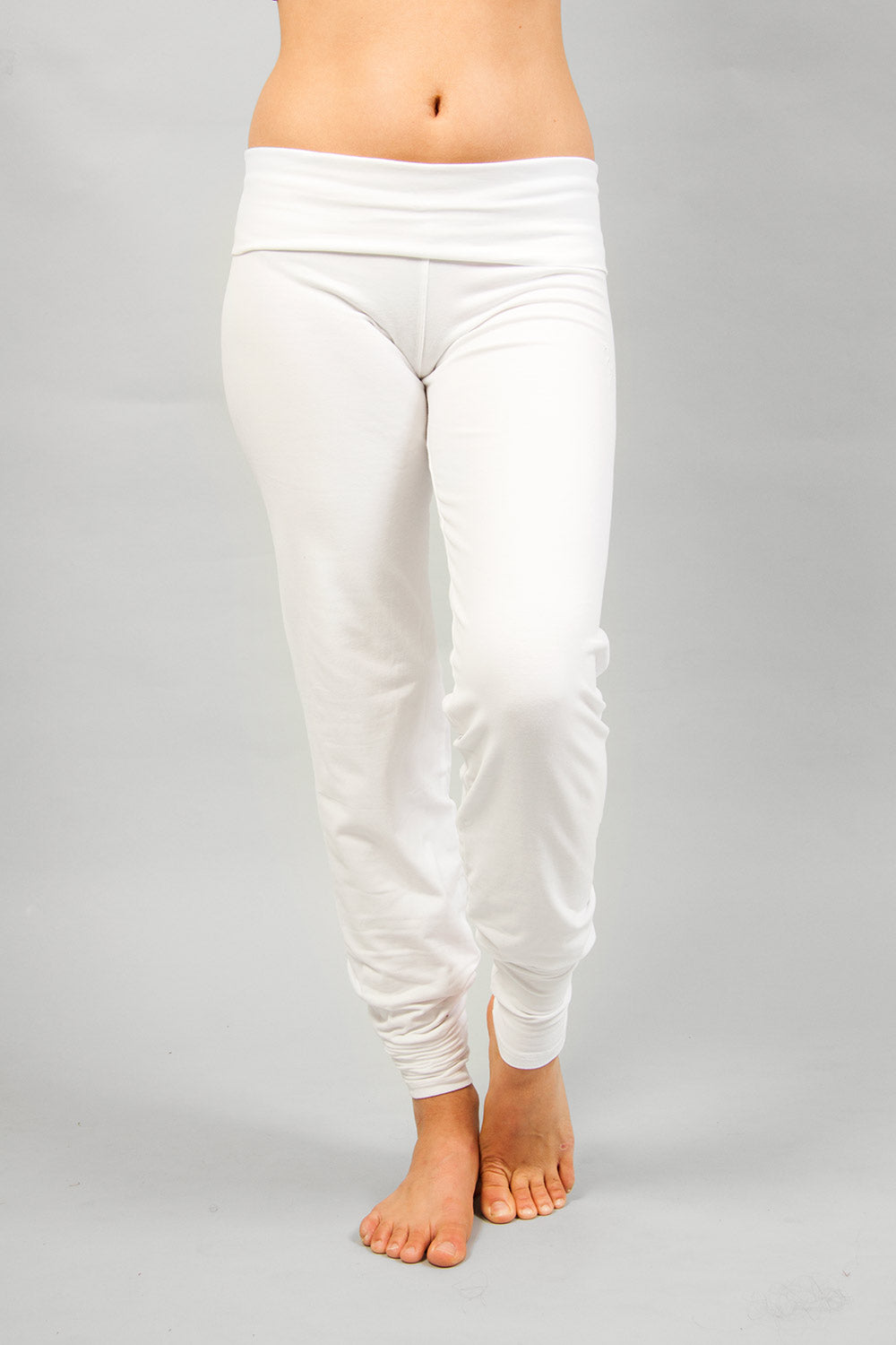 Sohang yoga legging - White L-Breath of Fire-1