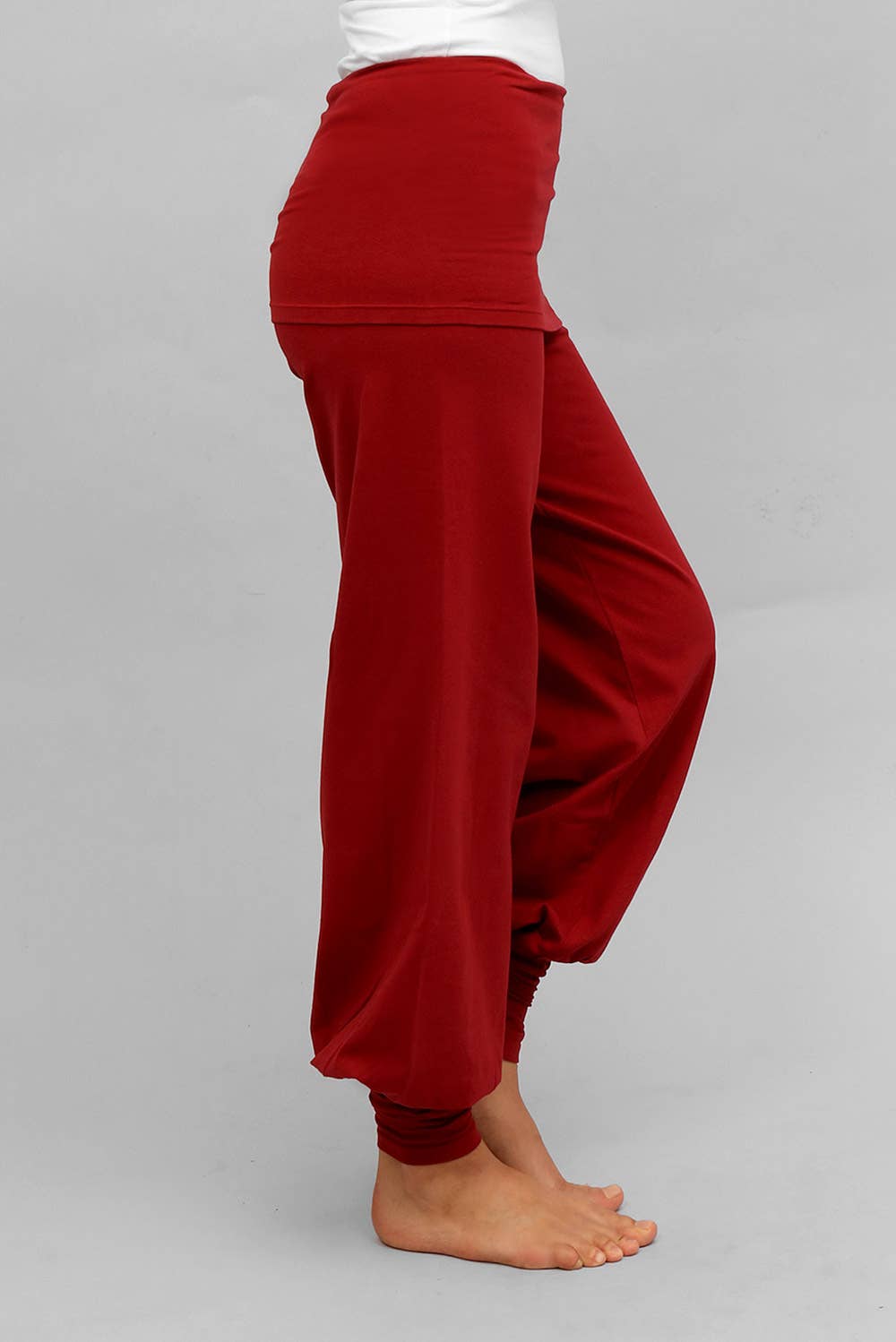 Sohang yoga pants - Bordeau-Breath of Fire-3