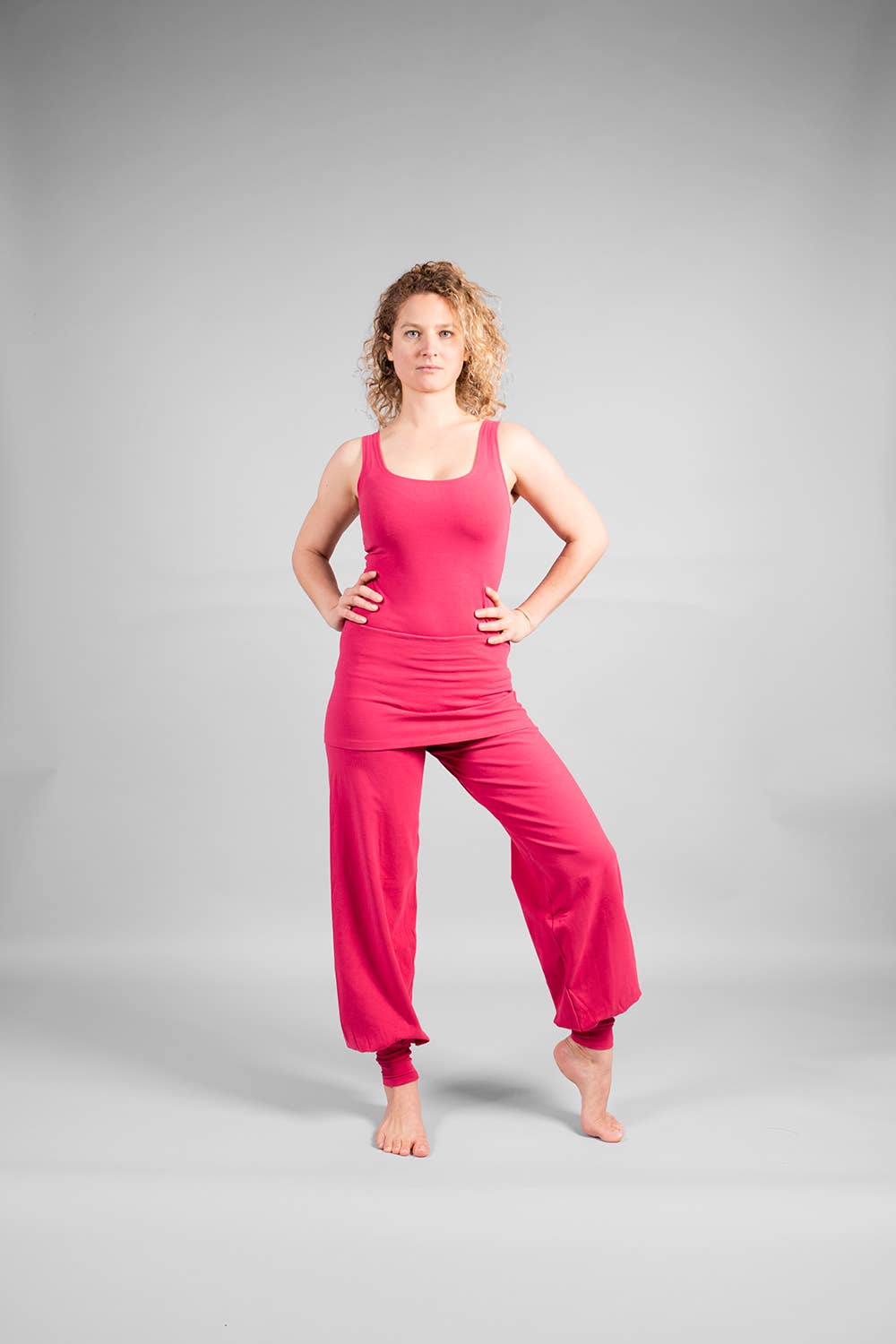 Sohang yoga top - Raspberry-Breath of Fire-4