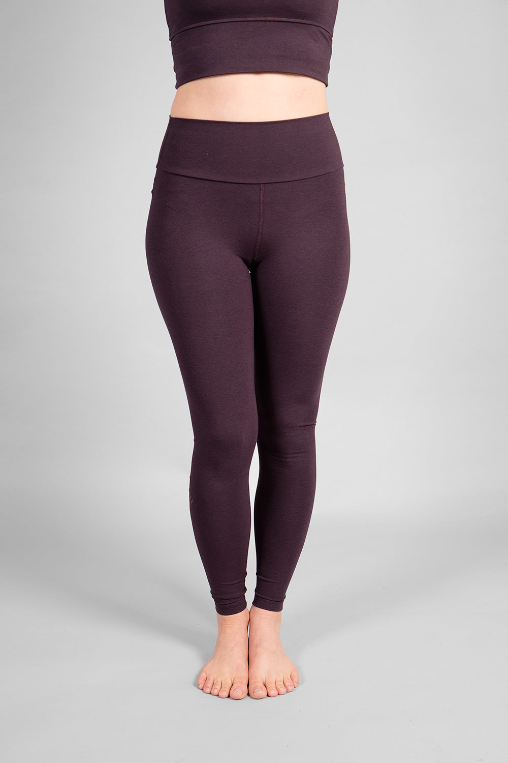 Vega Women's Yoga Leggings - Dark purple-Breath of Fire-6