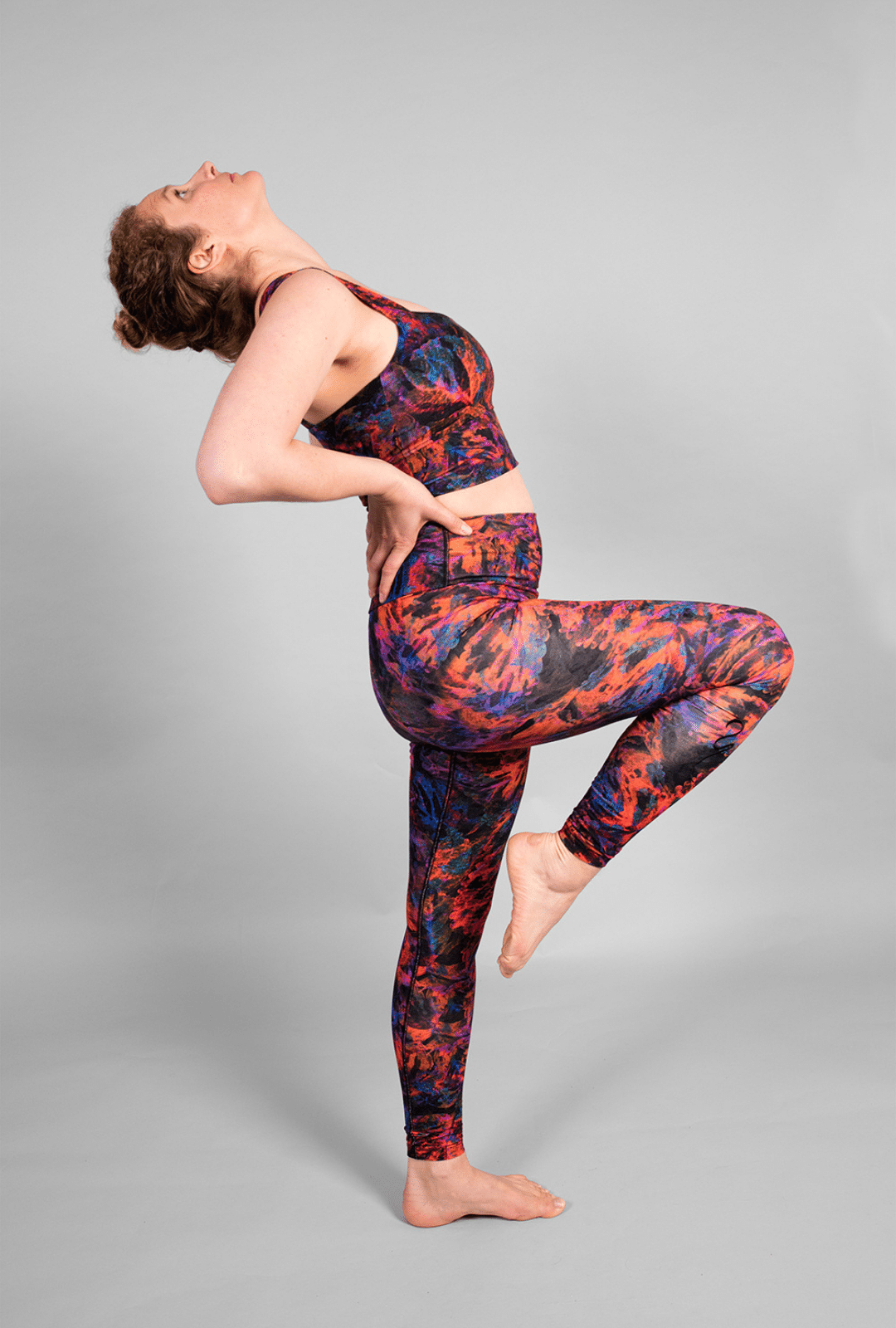 Vega Women's Yoga Leggings - Print-Breath of Fire-4