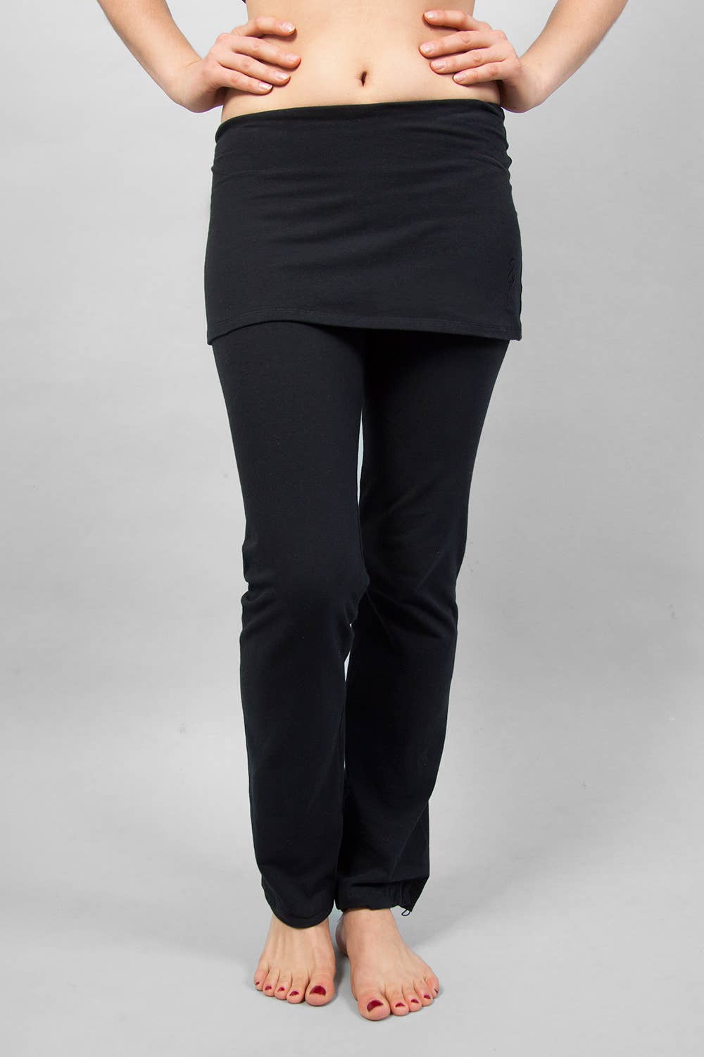 Yamala yoga pants - Black-Breath of Fire-2