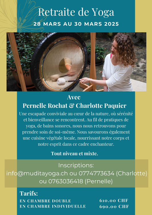 Yoga and Sound bath retreat from March 28th to 30th, 2025 Switzerland