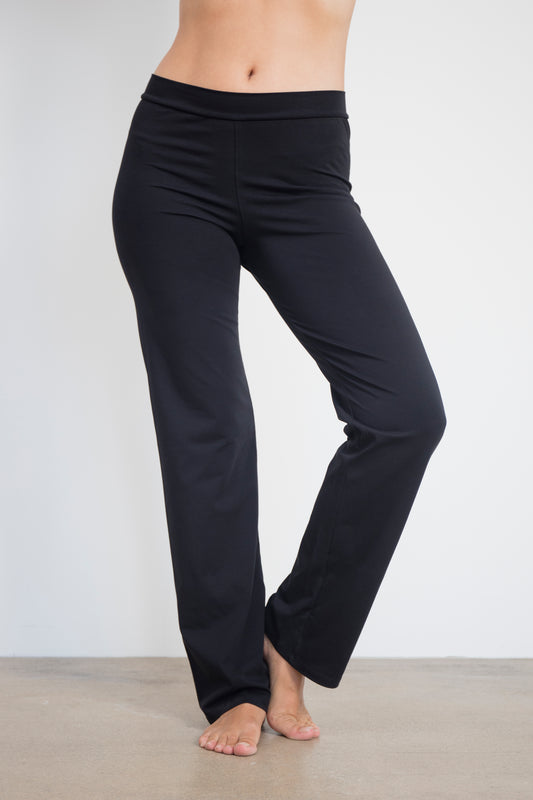 Ankaa straigt-leg cut Pants - Black