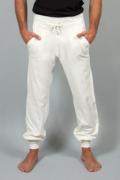 Mahan Herren Yoga-Hose — Elfenbein (Letzte Stücke)