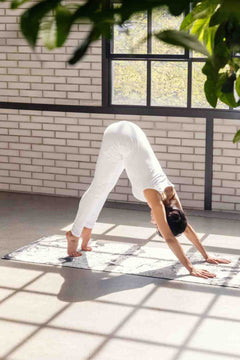 Amrit yoga legging - White-Breath of Fire-1