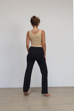 Ankaa straigt-leg cut Pants - Black-Breath of Fire-6