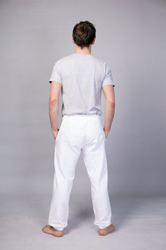 Bencha yoga T-shirt round neck - Perle Grey S & M-Breath of Fire-2