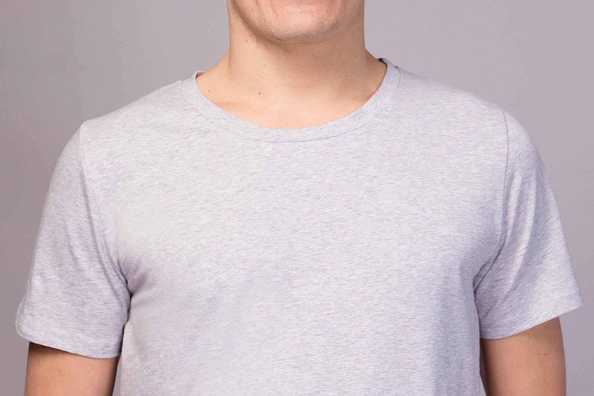 Bencha yoga T-shirt round neck - Perle Grey S & M-Breath of Fire-5