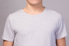 Bencha yoga T-shirt round neck - Perle Grey S & M-Breath of Fire-5