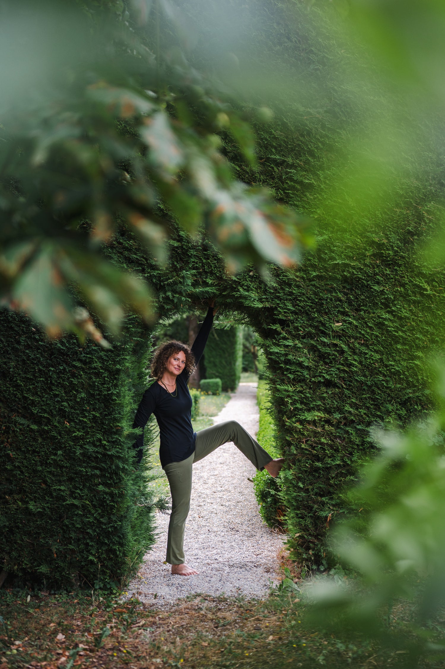 Lunara Longsleeve Shirt — Mercerized Organic Cotton Yoga Longsleeve with Thumb Loops