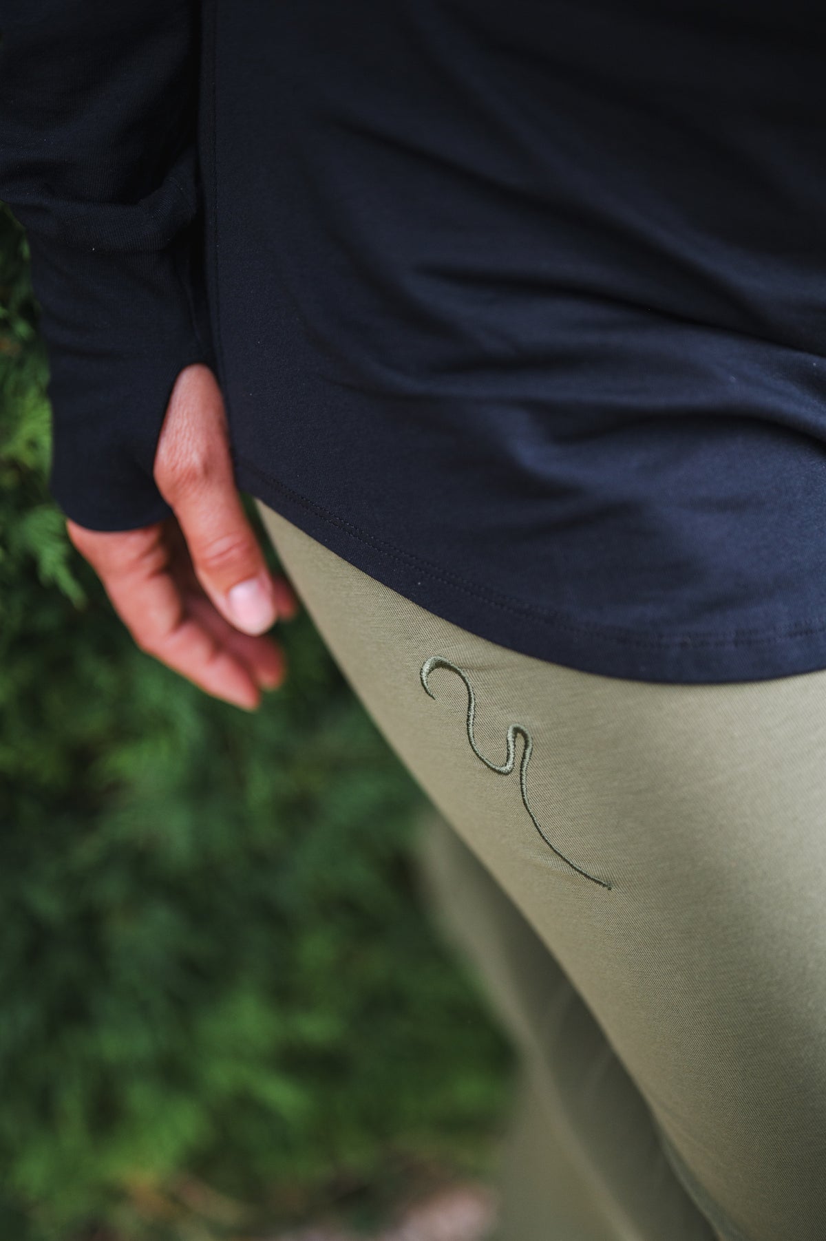 Lunara Longsleeve Shirt — Mercerized Organic Cotton Yoga Longsleeve with Thumb Loops