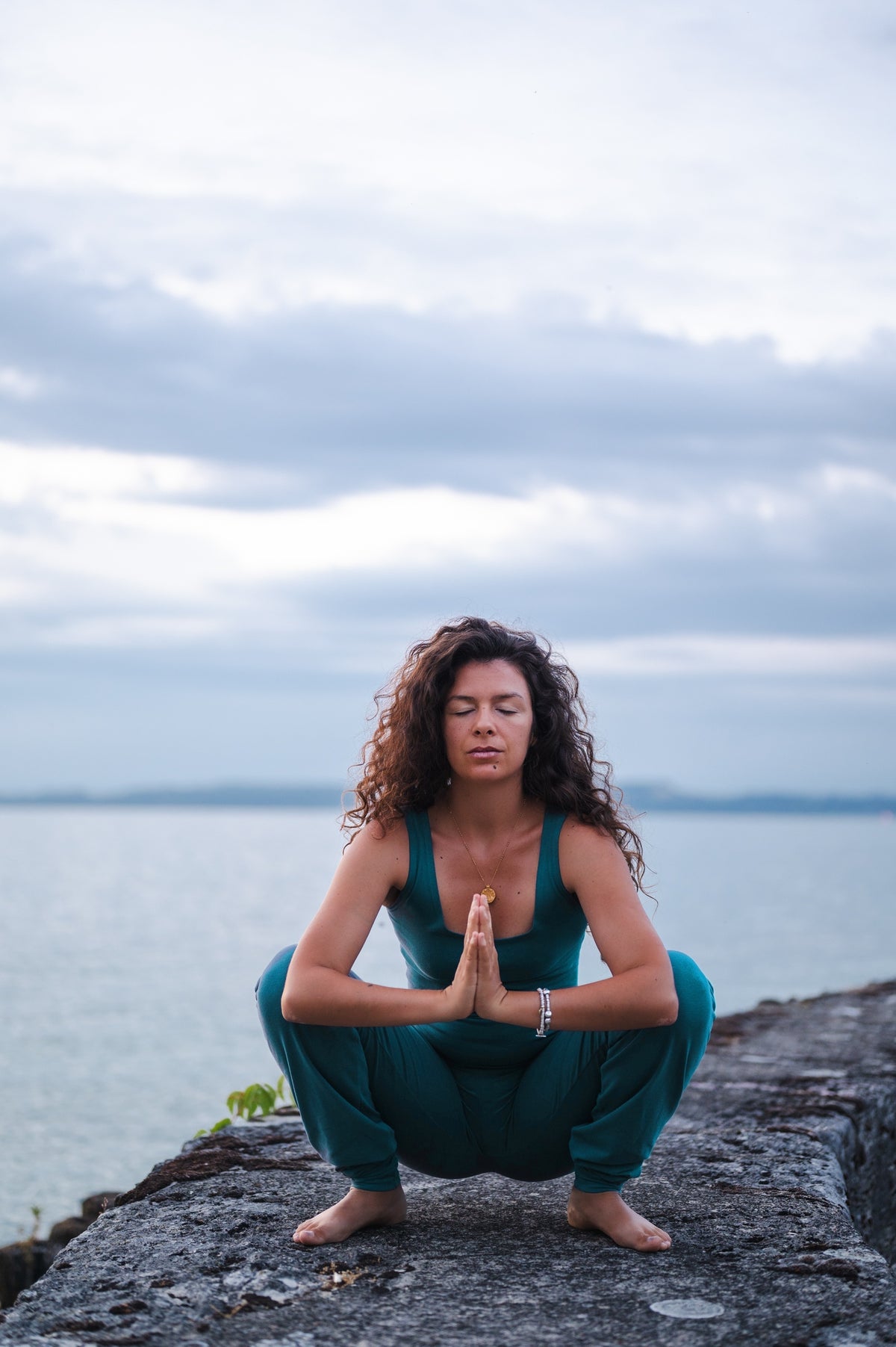 Sohang Yoga Legging — Bio-Baumwoll Yoga- und Umstandslegging mit Gamaschen