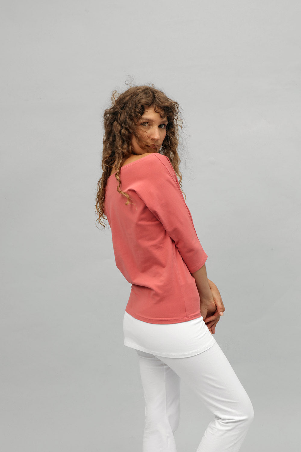 T-shirt de yoga Siri - Rose blush