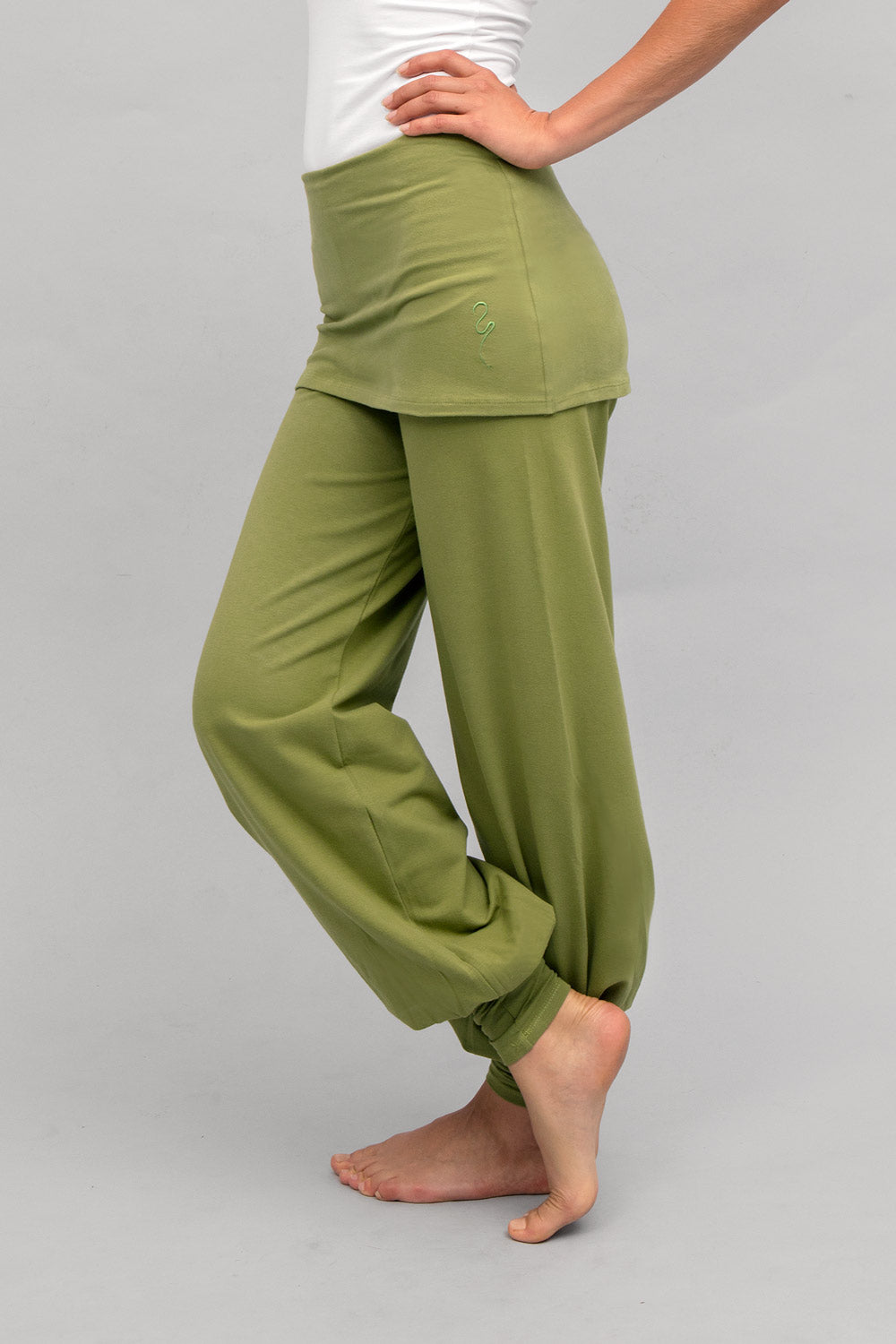 Sohang Yoga-Hose — Moosgrün (Letzte Stücke)