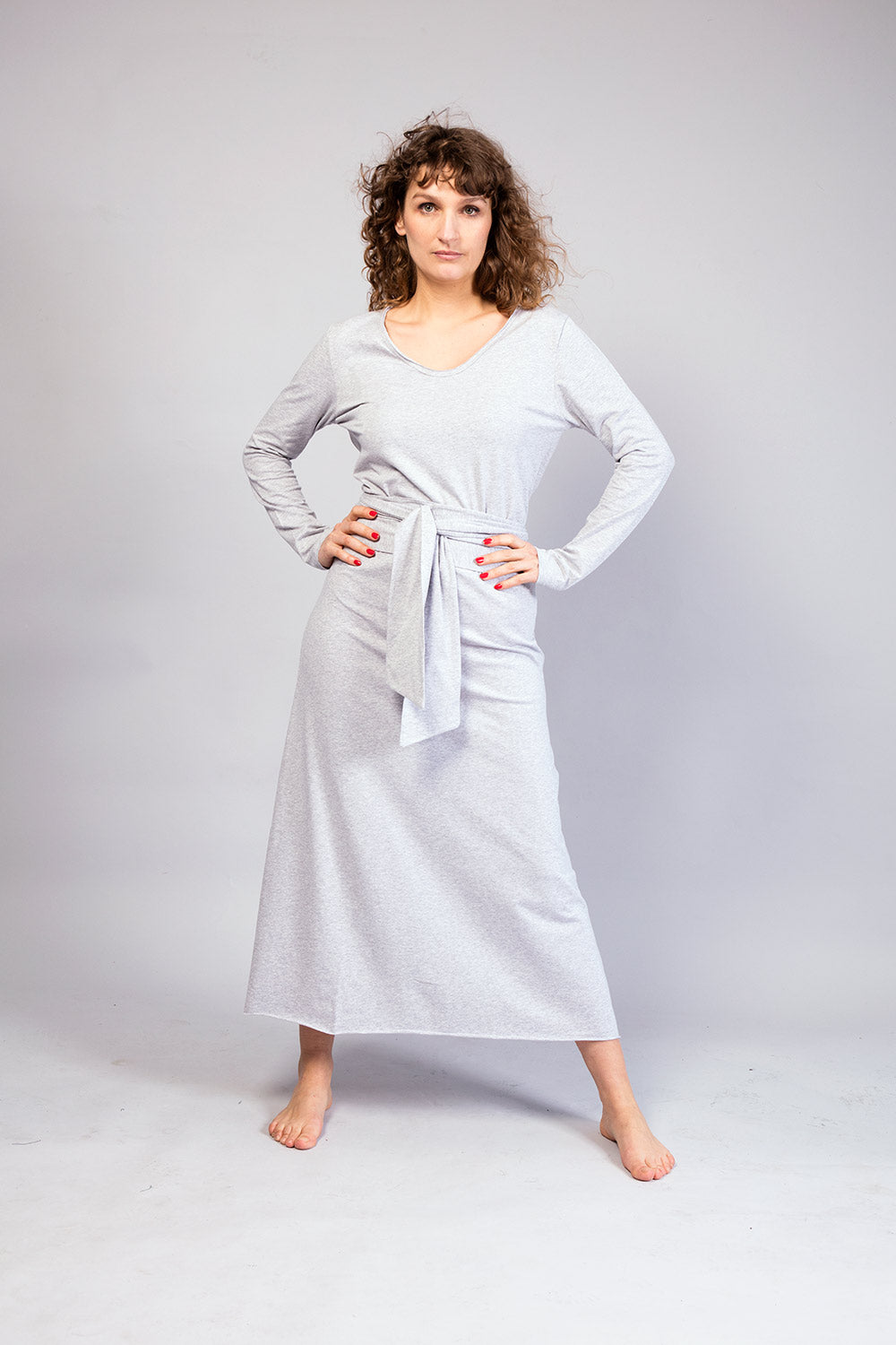 Freeda Dress — Perlgrau (letzte Stücke)