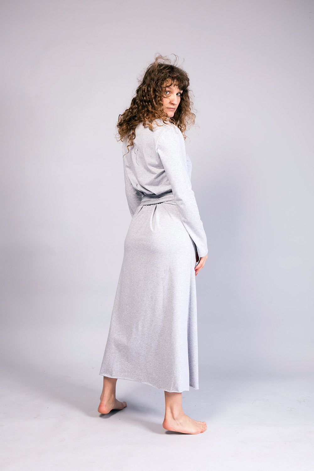 Freeda Dress — Perlgrau (letzte Stücke)